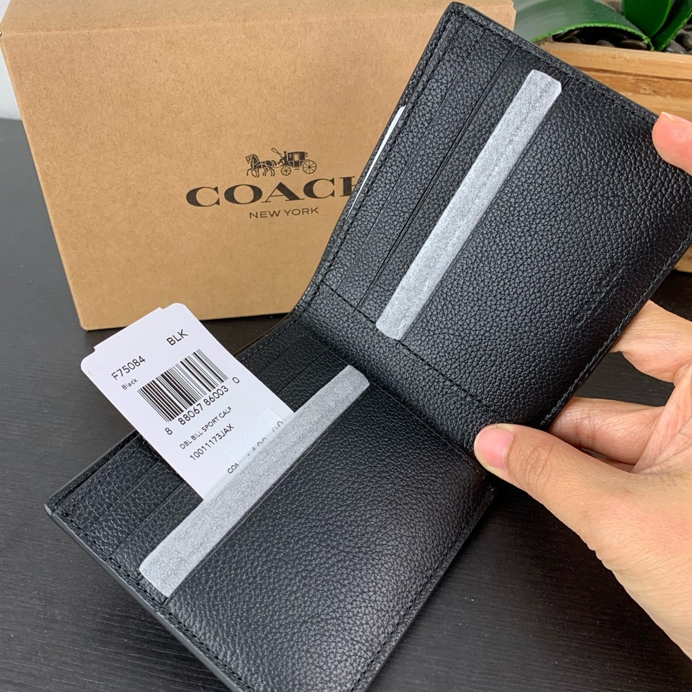 Coach Double Billfold Wallet - Picture 3 of 6